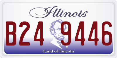 IL license plate B249446