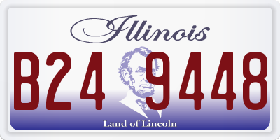 IL license plate B249448