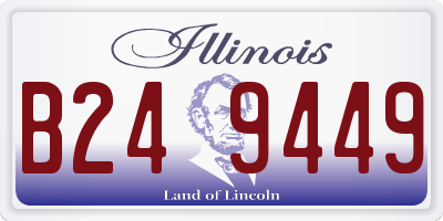 IL license plate B249449