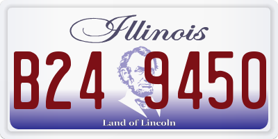 IL license plate B249450