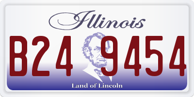 IL license plate B249454