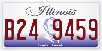 IL license plate B249459