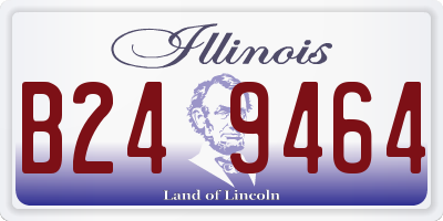 IL license plate B249464