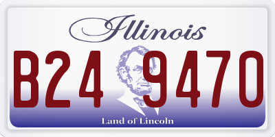IL license plate B249470