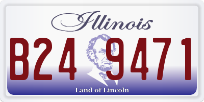 IL license plate B249471
