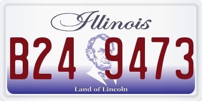 IL license plate B249473