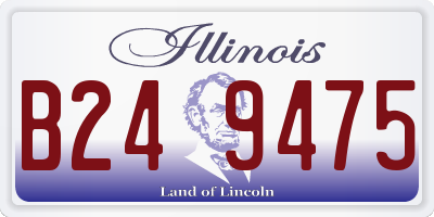 IL license plate B249475