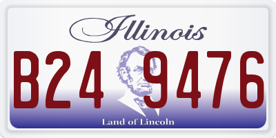 IL license plate B249476