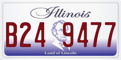 IL license plate B249477