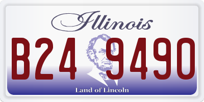 IL license plate B249490