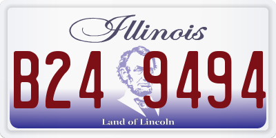 IL license plate B249494