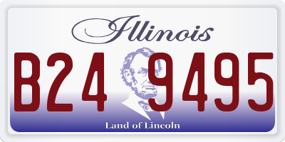 IL license plate B249495