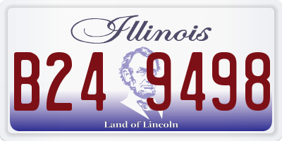 IL license plate B249498