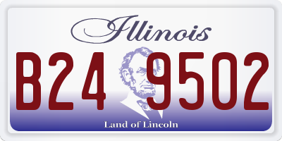 IL license plate B249502