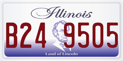IL license plate B249505