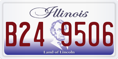 IL license plate B249506