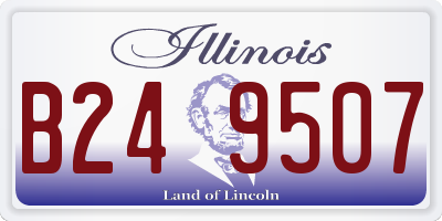 IL license plate B249507