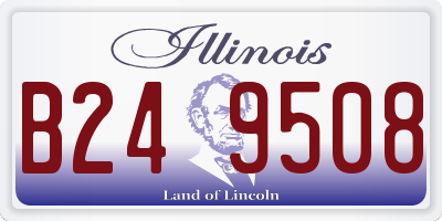 IL license plate B249508