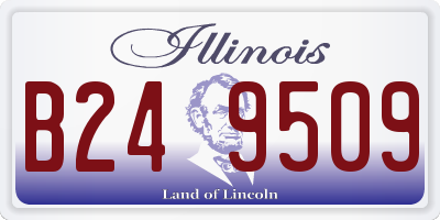 IL license plate B249509
