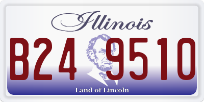 IL license plate B249510