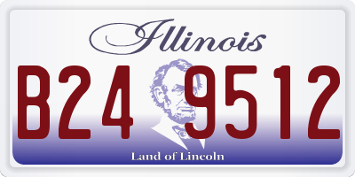 IL license plate B249512