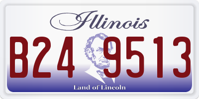 IL license plate B249513