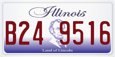IL license plate B249516