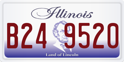 IL license plate B249520