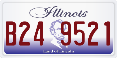 IL license plate B249521