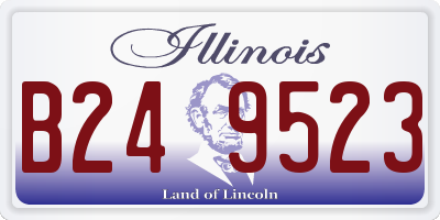 IL license plate B249523