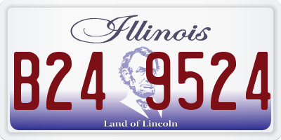 IL license plate B249524