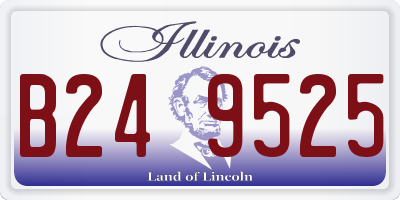 IL license plate B249525
