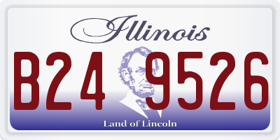 IL license plate B249526