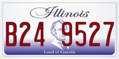 IL license plate B249527