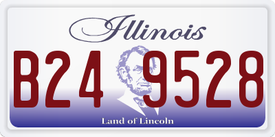 IL license plate B249528