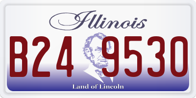 IL license plate B249530