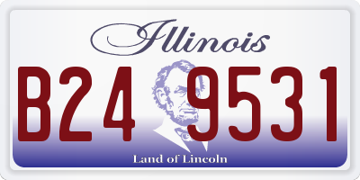 IL license plate B249531