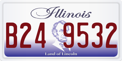 IL license plate B249532