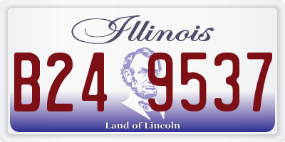IL license plate B249537