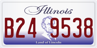 IL license plate B249538