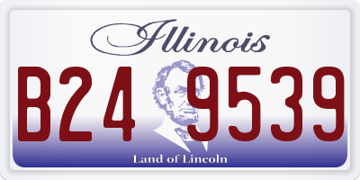 IL license plate B249539