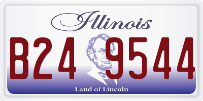 IL license plate B249544