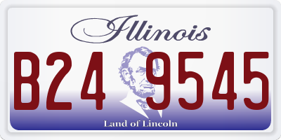 IL license plate B249545
