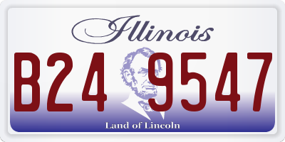 IL license plate B249547