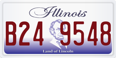 IL license plate B249548