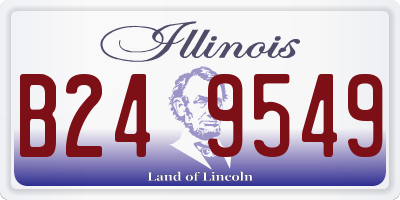 IL license plate B249549