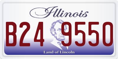 IL license plate B249550