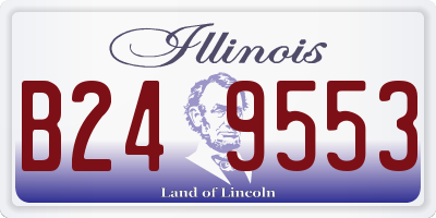 IL license plate B249553