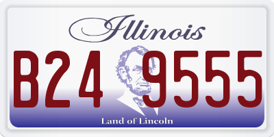 IL license plate B249555