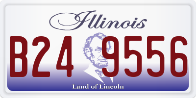 IL license plate B249556